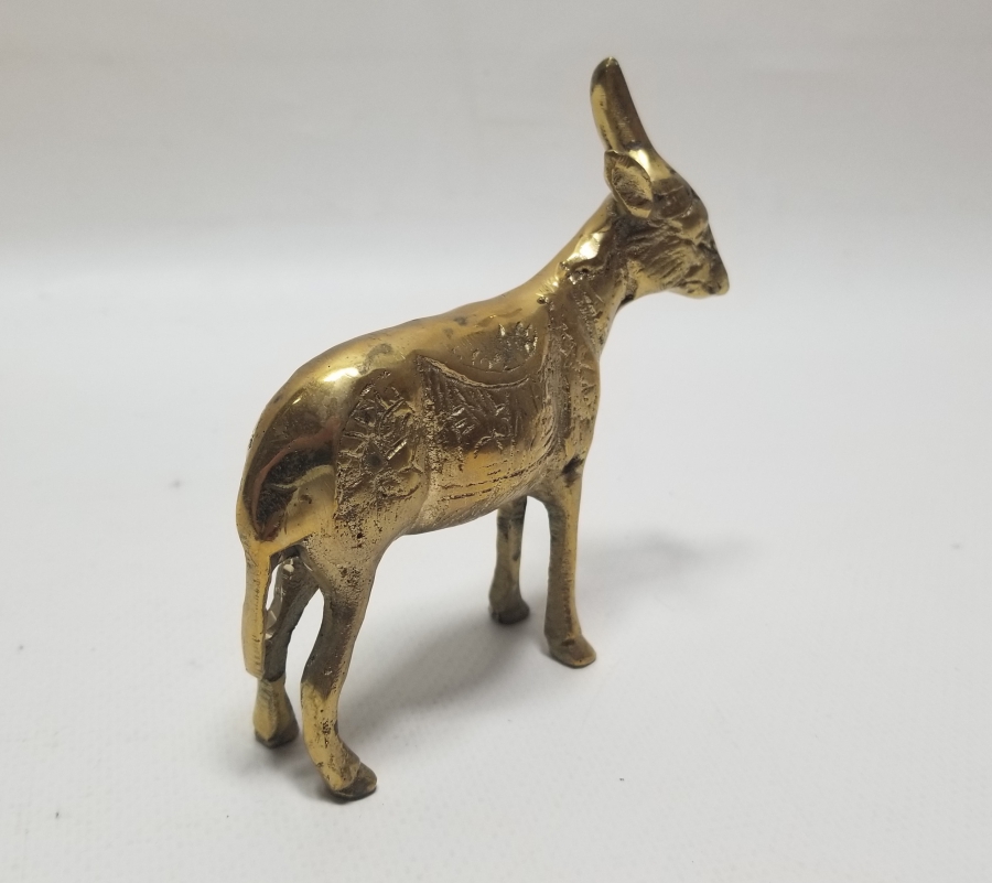 DEKORATİF MASAÜSTÜ PİRİNÇ HAYVAN FİGÜRÜ