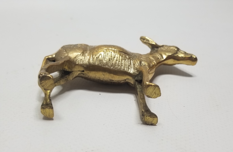 DEKORATİF MASAÜSTÜ PİRİNÇ HAYVAN FİGÜRÜ