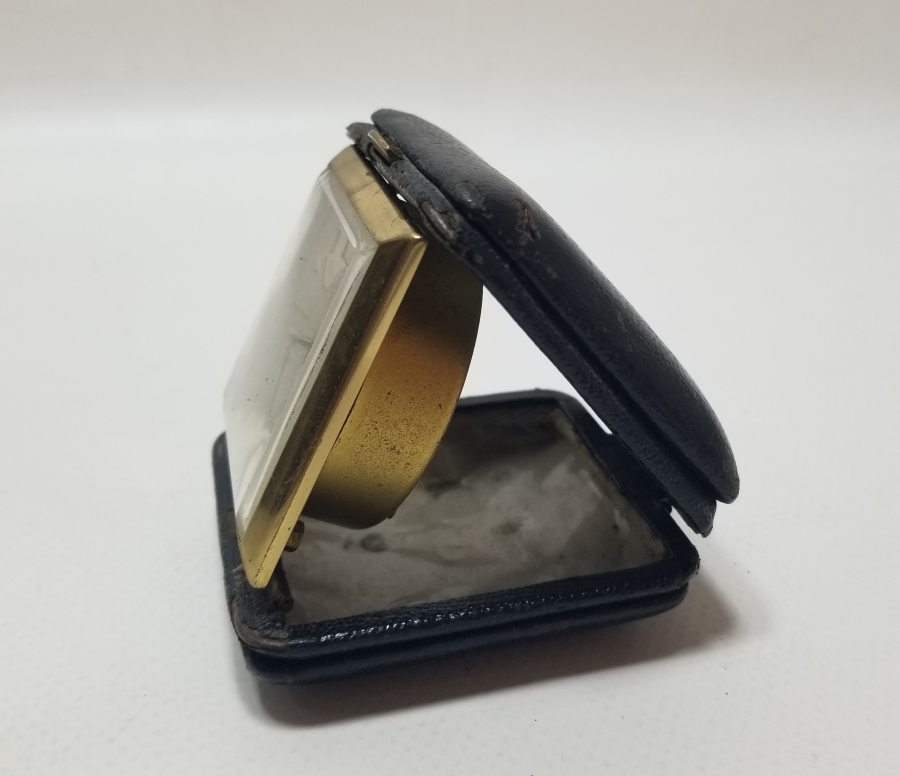 DUGENA MARKA ANTİKA KURMALI SEYAHAT SAATİ