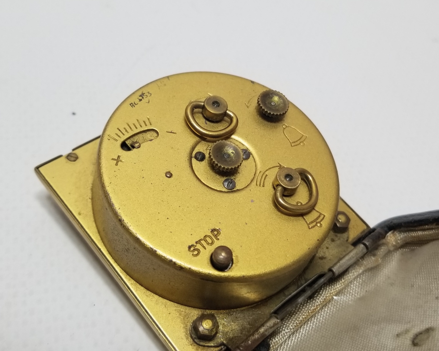 DUGENA MARKA ANTİKA KURMALI SEYAHAT SAATİ