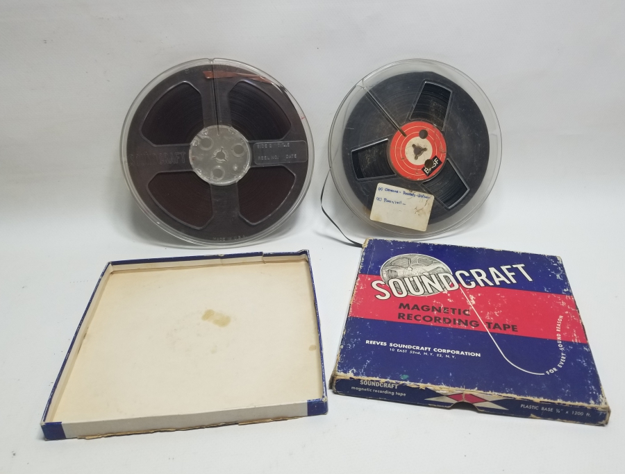 ORİJİNAL KUTUSUNDA İKİ ADET ANTİKA MÜZİK YA DA FİLM BANDI