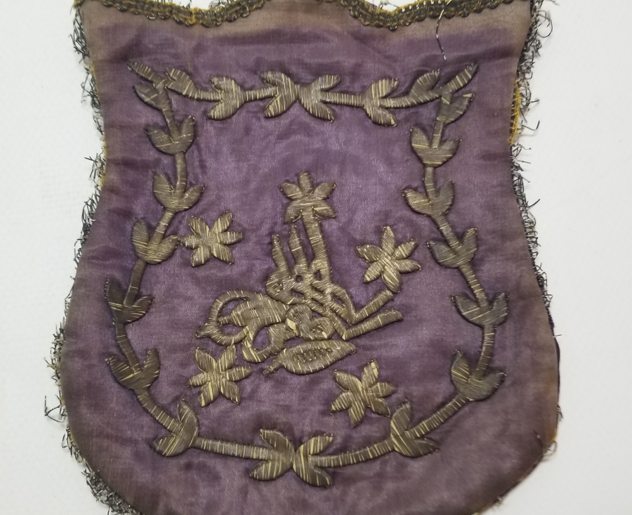 OSMANLI DÖNEMİ SIRMA İŞÇİLİKLİ MECİDİ NİŞANI KESESİ