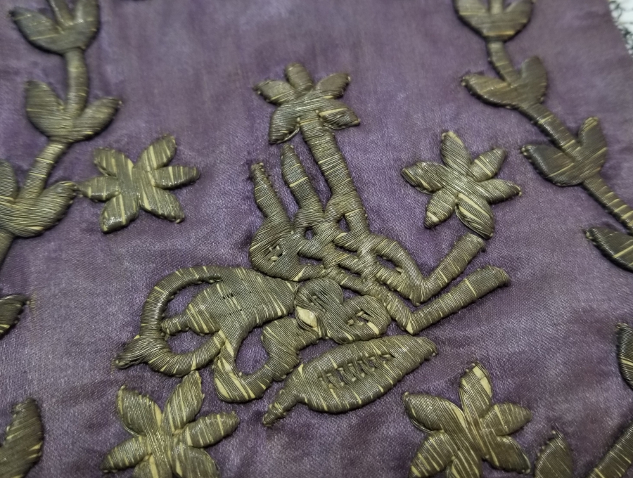 OSMANLI DÖNEMİ SIRMA İŞÇİLİKLİ MECİDİ NİŞANI KESESİ