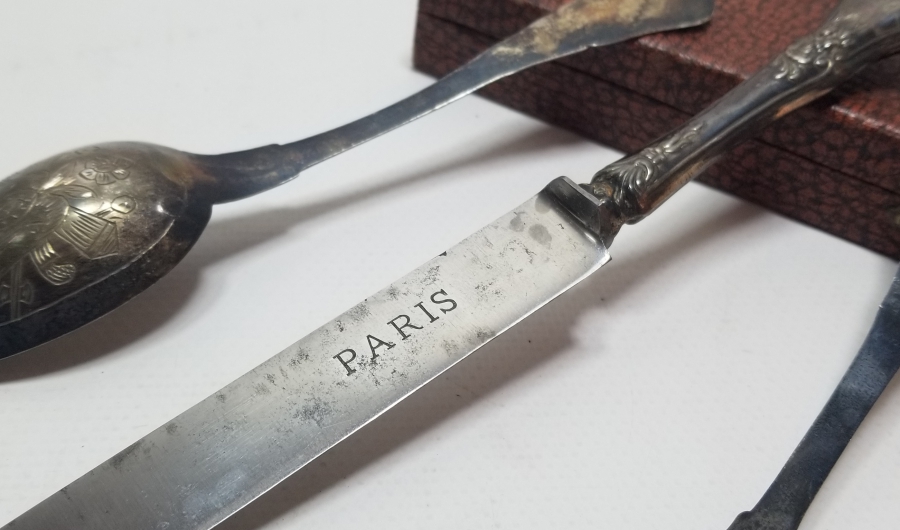 ORİJİNAL KUTUSUNDA TUĞRALI ÇATAL - KAŞIK - BIÇAK SETİ