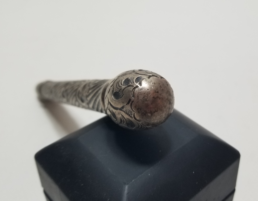 OSMANLI DÖNEMİ GÜMÜŞ KAMÇI SAPI