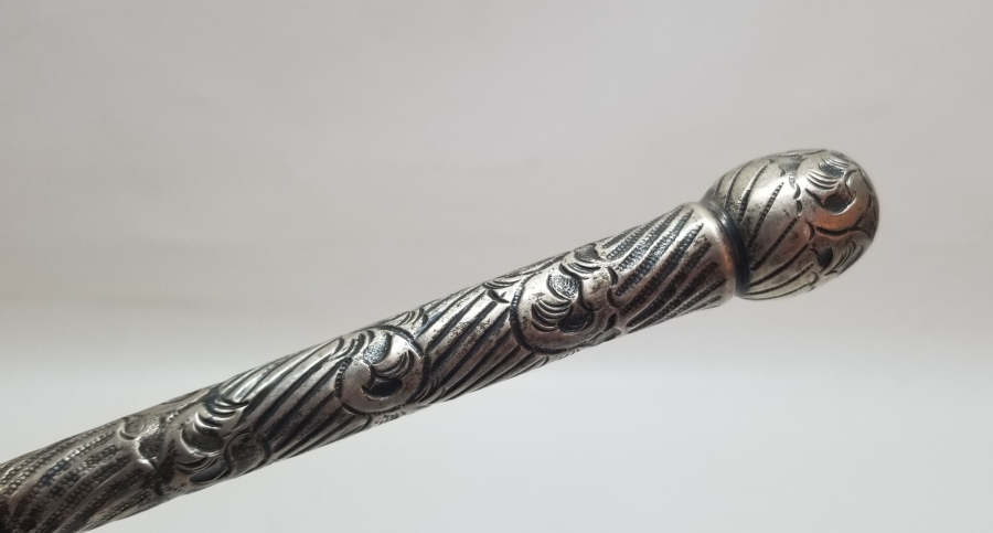 OSMANLI DÖNEMİ GÜMÜŞ KAMÇI SAPI