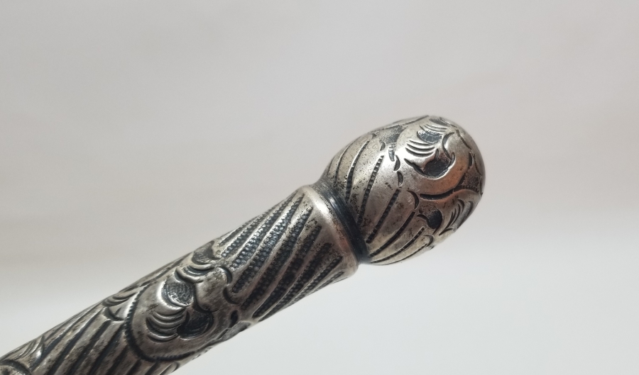 OSMANLI DÖNEMİ GÜMÜŞ KAMÇI SAPI