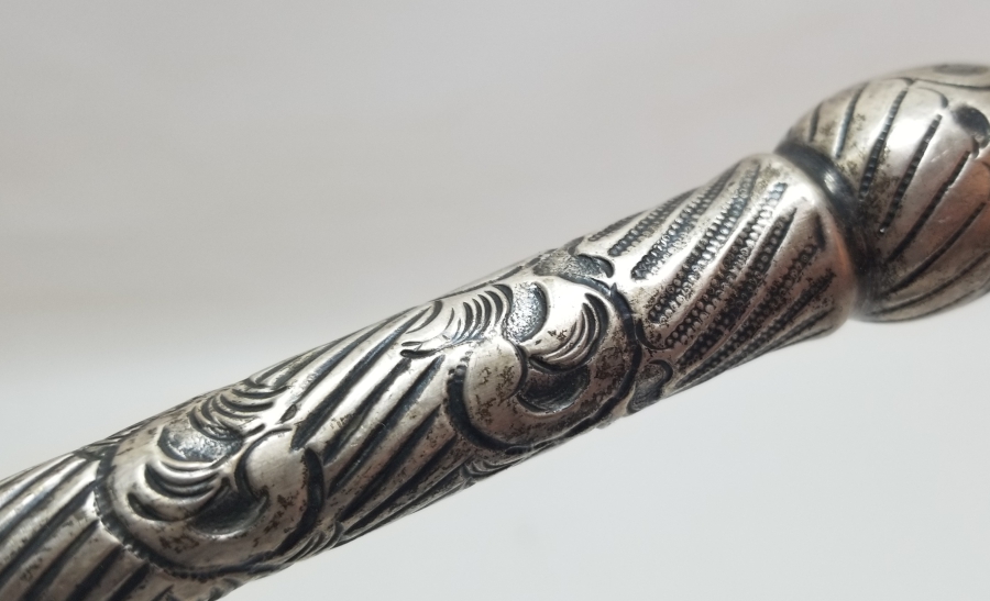 OSMANLI DÖNEMİ GÜMÜŞ KAMÇI SAPI