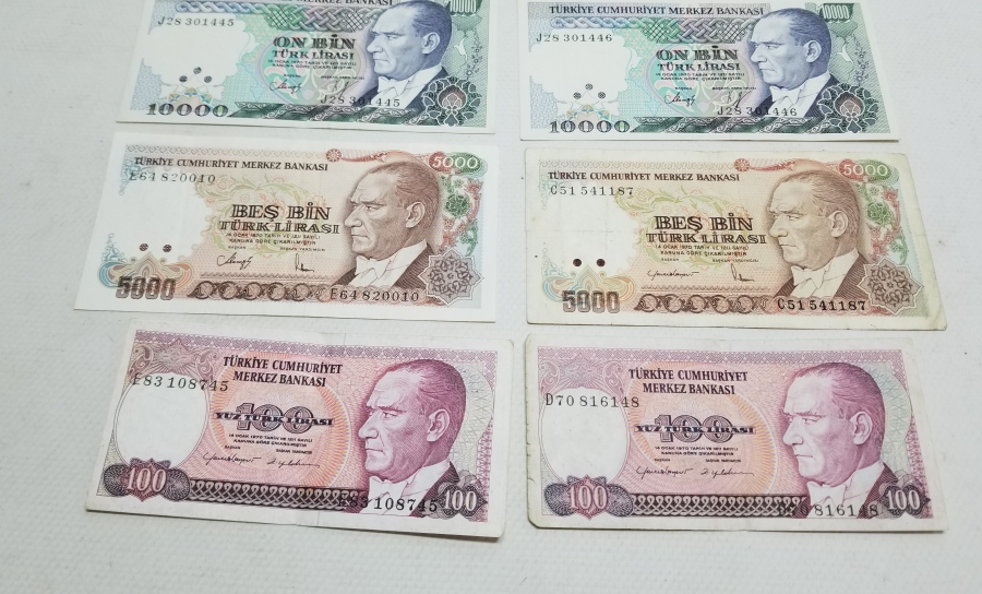 KOLEKSİYONLUK ANTİKA KAĞIT PARA LOTU