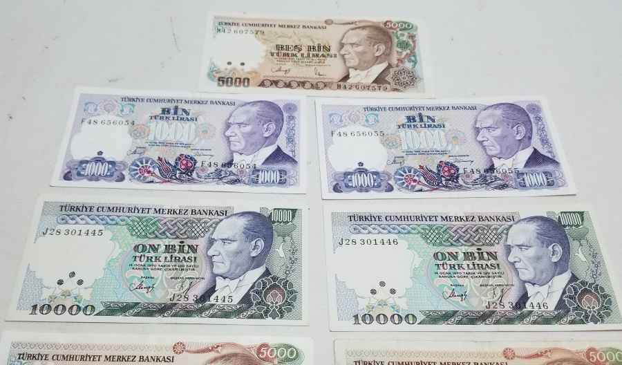 KOLEKSİYONLUK ANTİKA KAĞIT PARA LOTU