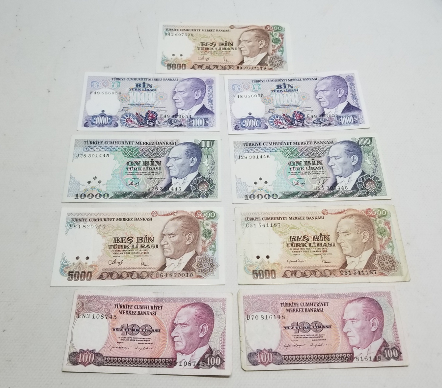 KOLEKSİYONLUK ANTİKA KAĞIT PARA LOTU
