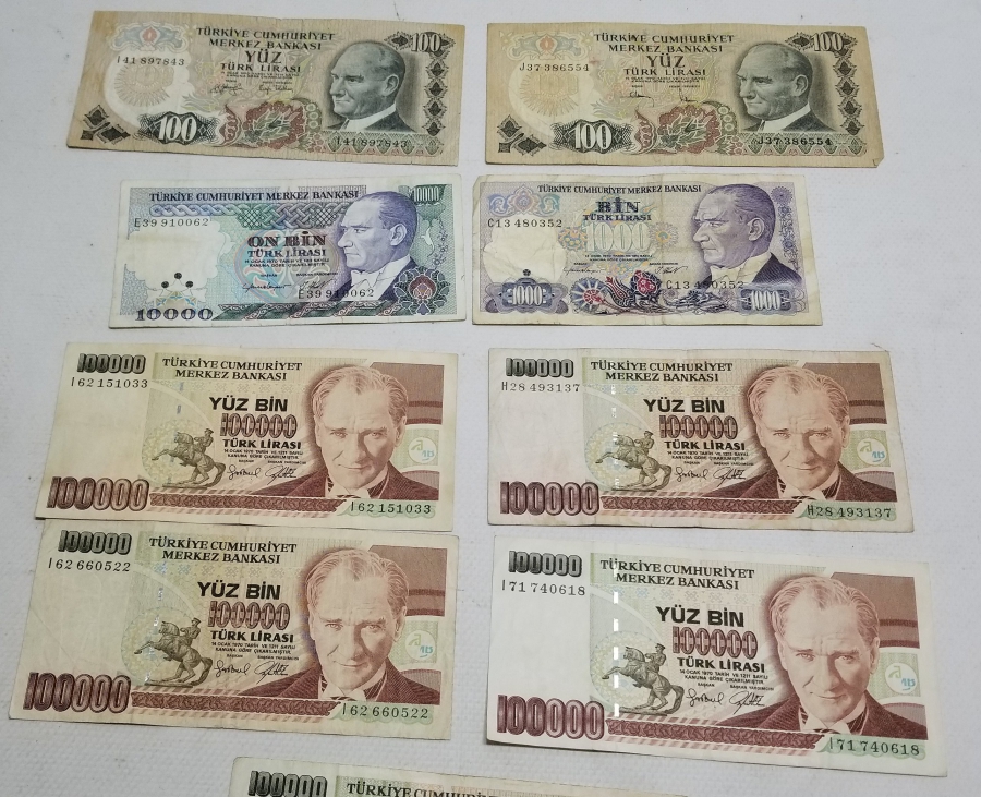 ANTİKA KAĞIT PARA LOTU