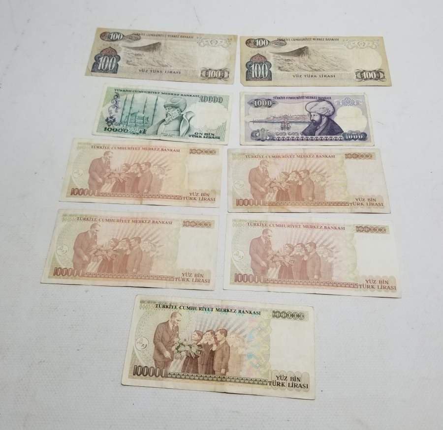 ANTİKA KAĞIT PARA LOTU