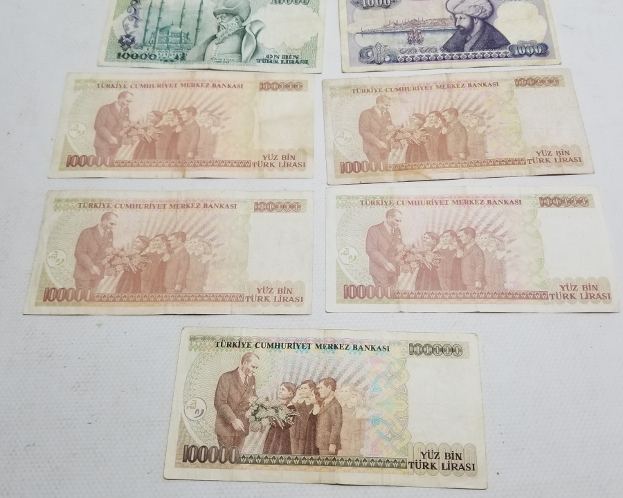 ANTİKA KAĞIT PARA LOTU