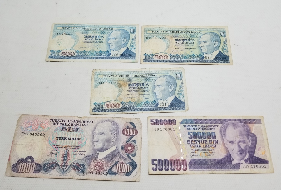 ANTİKA KAĞIT PARA LOTU