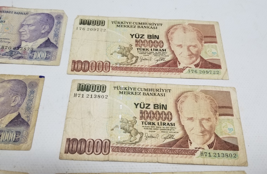 ANTİKA KAĞIT PARA LOTU