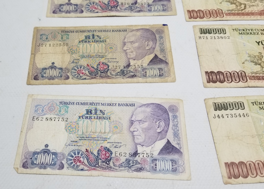 ANTİKA KAĞIT PARA LOTU