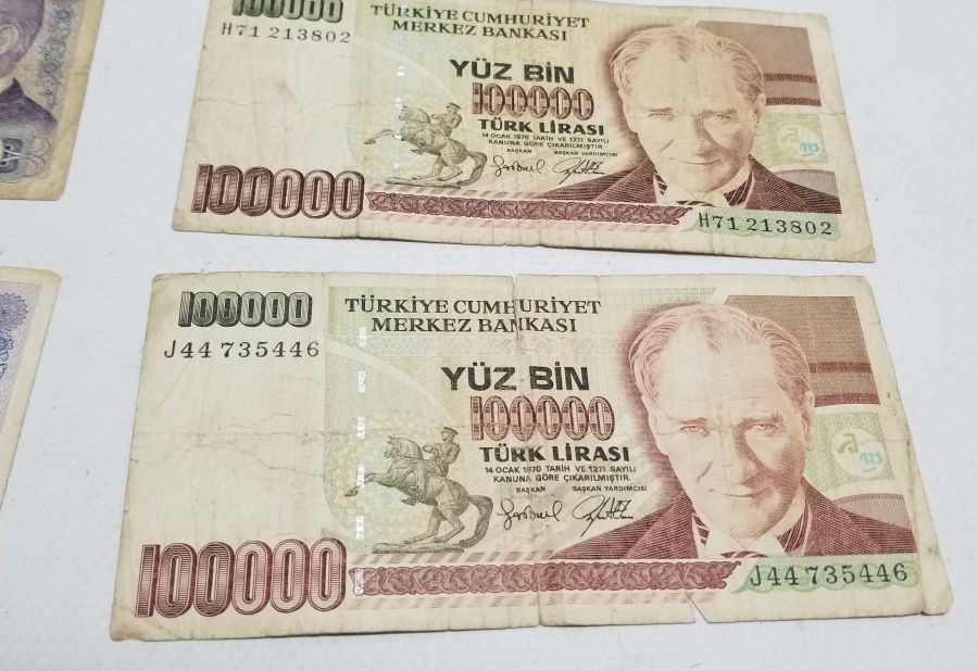 ANTİKA KAĞIT PARA LOTU