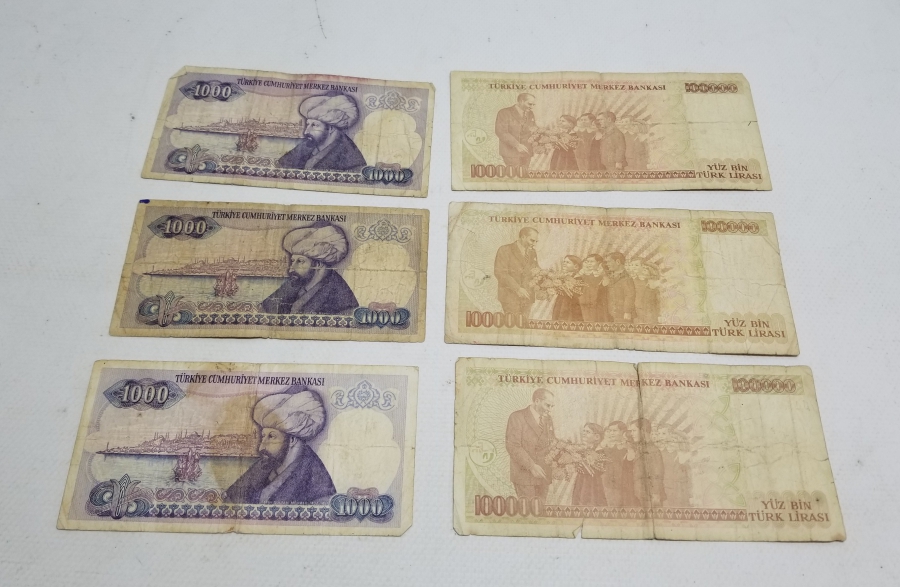 ANTİKA KAĞIT PARA LOTU