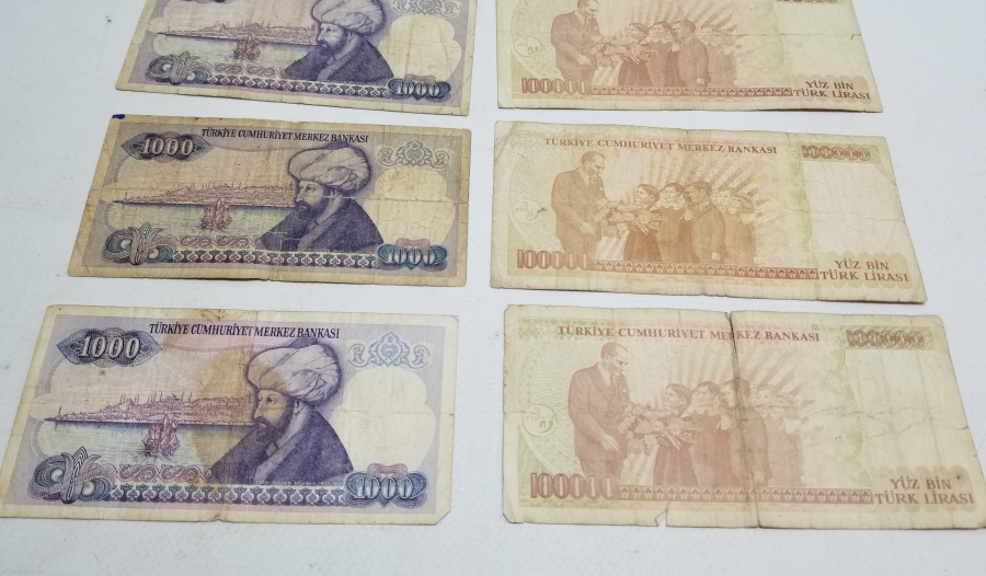 ANTİKA KAĞIT PARA LOTU