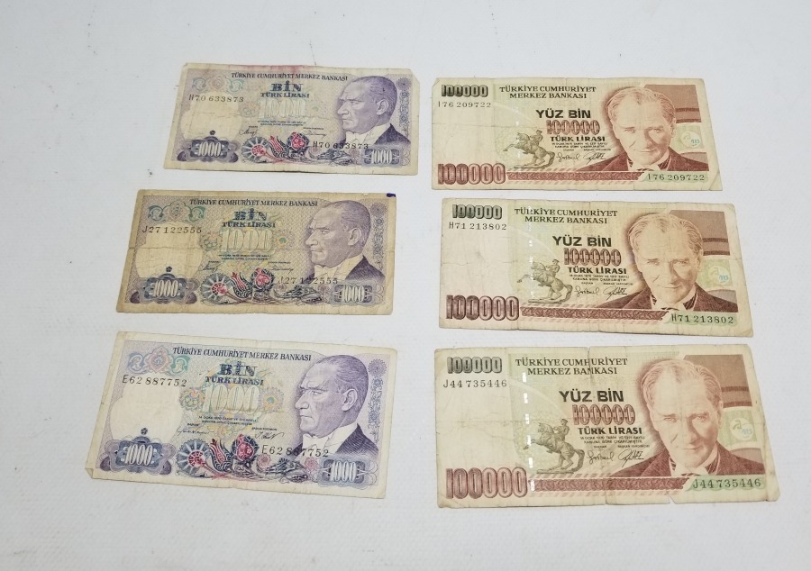 ANTİKA KAĞIT PARA LOTU