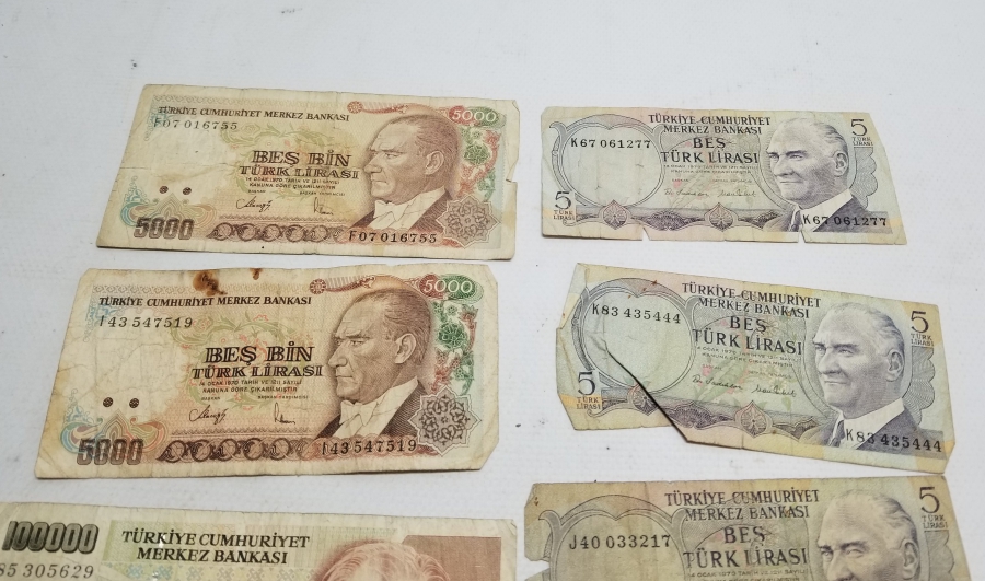 KOLEKSİYONLUK ANTİKA KAĞIT PARA LOTU