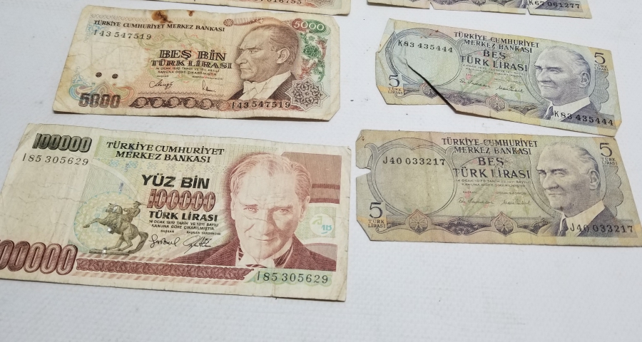 KOLEKSİYONLUK ANTİKA KAĞIT PARA LOTU