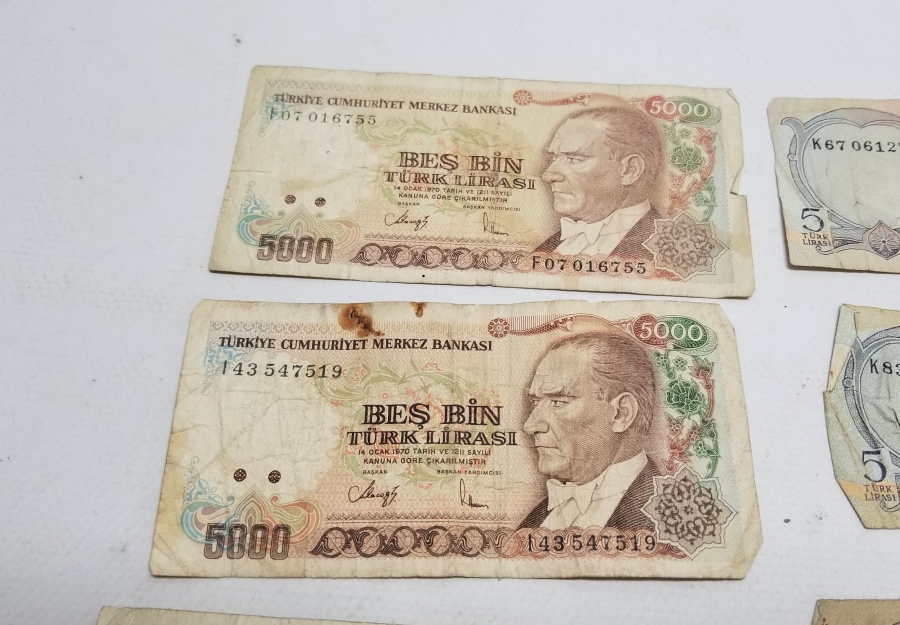 KOLEKSİYONLUK ANTİKA KAĞIT PARA LOTU