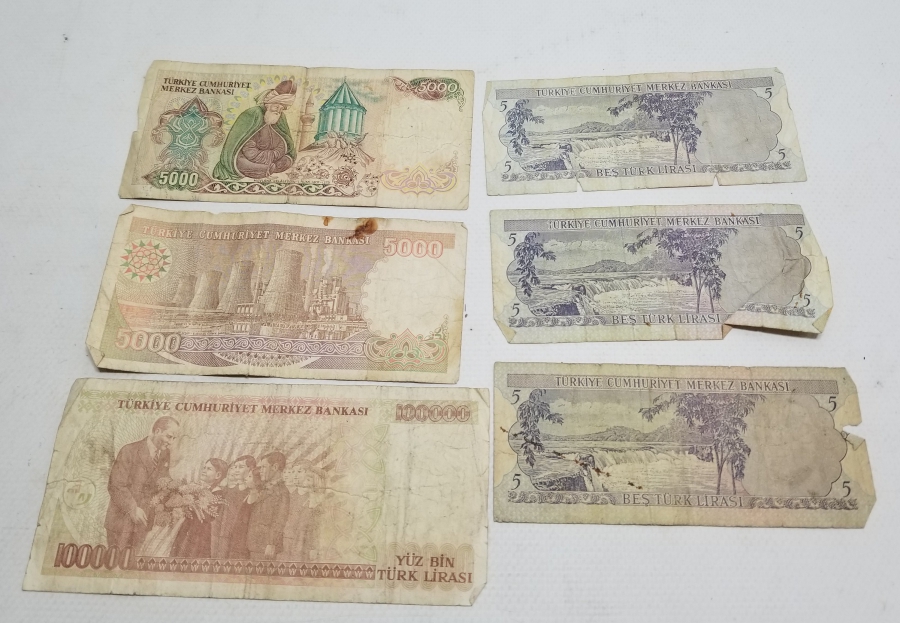 KOLEKSİYONLUK ANTİKA KAĞIT PARA LOTU