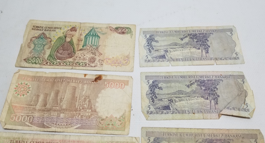 KOLEKSİYONLUK ANTİKA KAĞIT PARA LOTU
