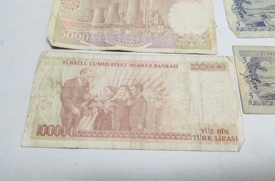 KOLEKSİYONLUK ANTİKA KAĞIT PARA LOTU