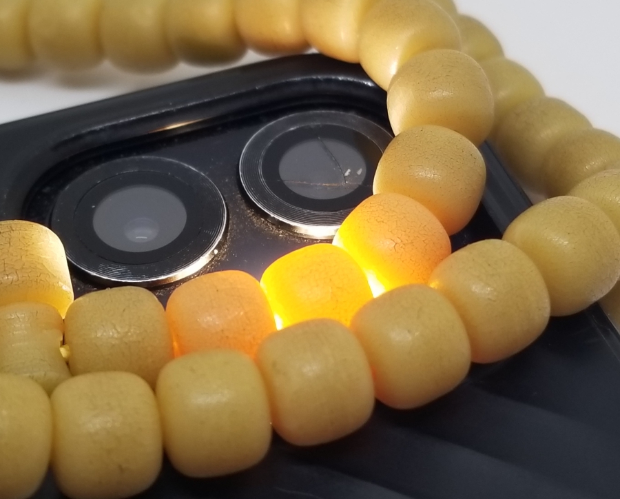 ALTIN KAPLAMA GÜMÜŞ PÜSKÜLLÜ 99LUK GALALİT NAMAZ TESPİHİ