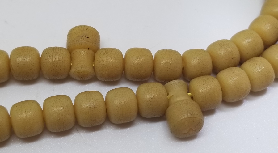 ALTIN KAPLAMA GÜMÜŞ PÜSKÜLLÜ 99LUK GALALİT NAMAZ TESPİHİ