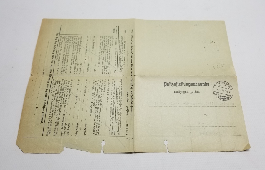 1950 TARİHLİ ALMAN EFEMERA