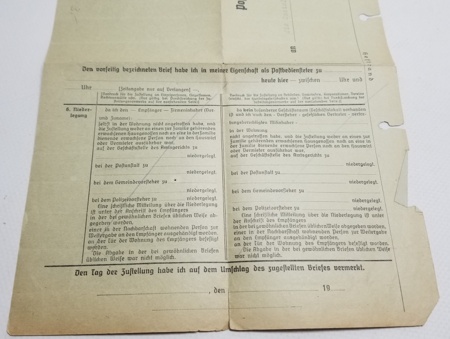 1950 TARİHLİ ALMAN EFEMERA