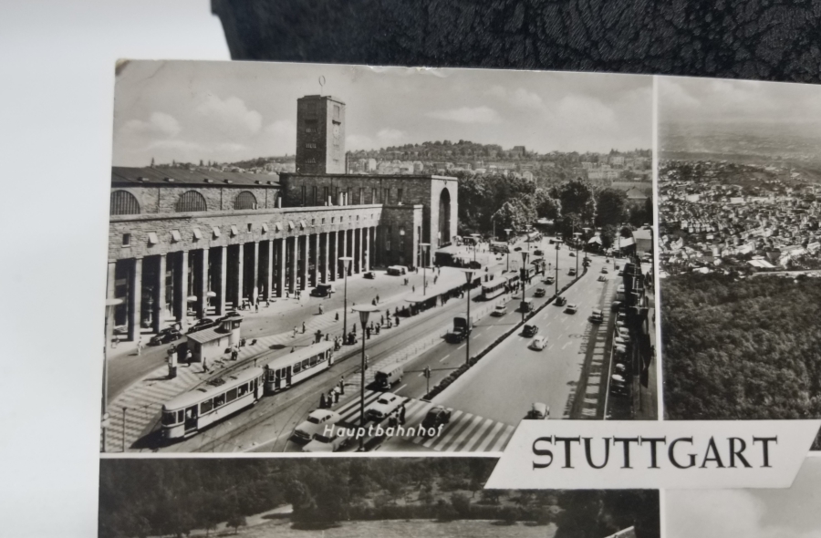 1958 TARİHLİ STUTTGART KARTPOSTAL