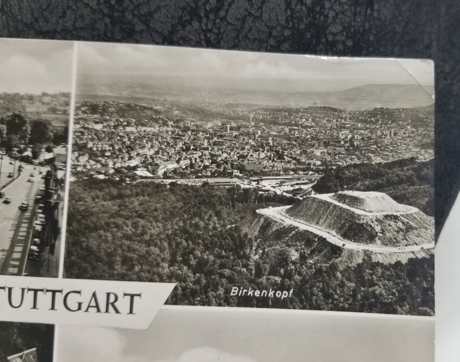 1958 TARİHLİ STUTTGART KARTPOSTAL