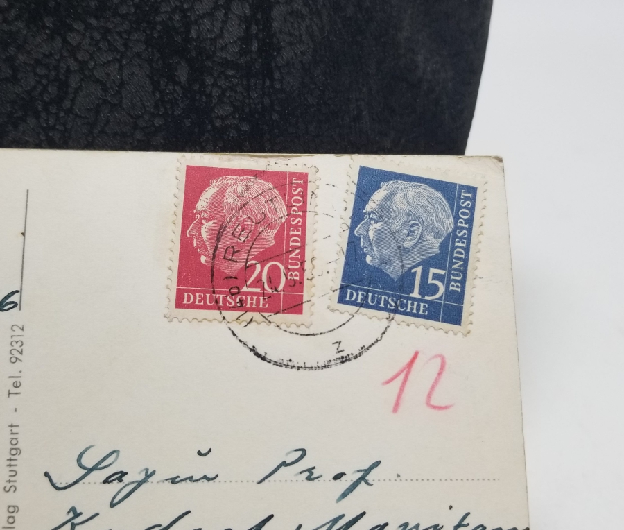 1958 TARİHLİ STUTTGART KARTPOSTAL