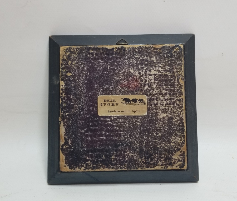 EL YAPIMI ANTİKA FİLDİŞİ PANO