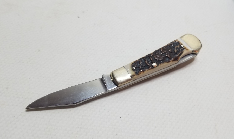 SOLINGEN MARKA GÜMÜŞ APLİKLİ ANTİKA ÇAKI