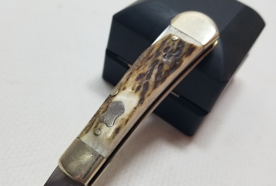 SOLINGEN MARKA GÜMÜŞ APLİKLİ ANTİKA ÇAKI