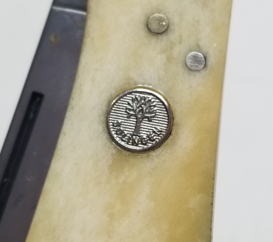 KEMİK SAPLI BÜYÜK BOY ANTİKA ÇAKI