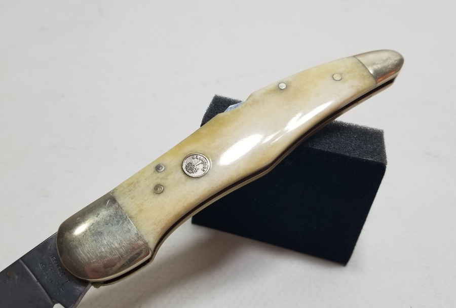 KEMİK SAPLI BÜYÜK BOY ANTİKA ÇAKI