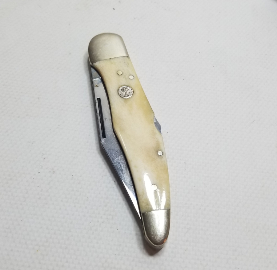 KEMİK SAPLI BÜYÜK BOY ANTİKA ÇAKI