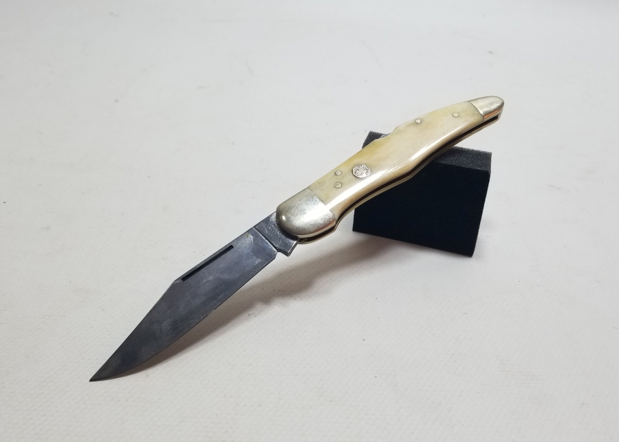 KEMİK SAPLI BÜYÜK BOY ANTİKA ÇAKI