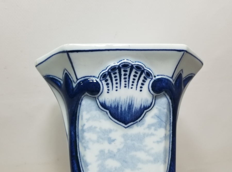 DELFT MARKA HOLLANDA YAPIMI ANTİKA PORSELEN VAZO