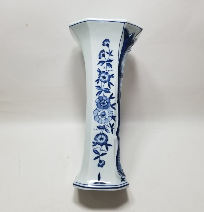 DELFT MARKA HOLLANDA YAPIMI ANTİKA PORSELEN VAZO