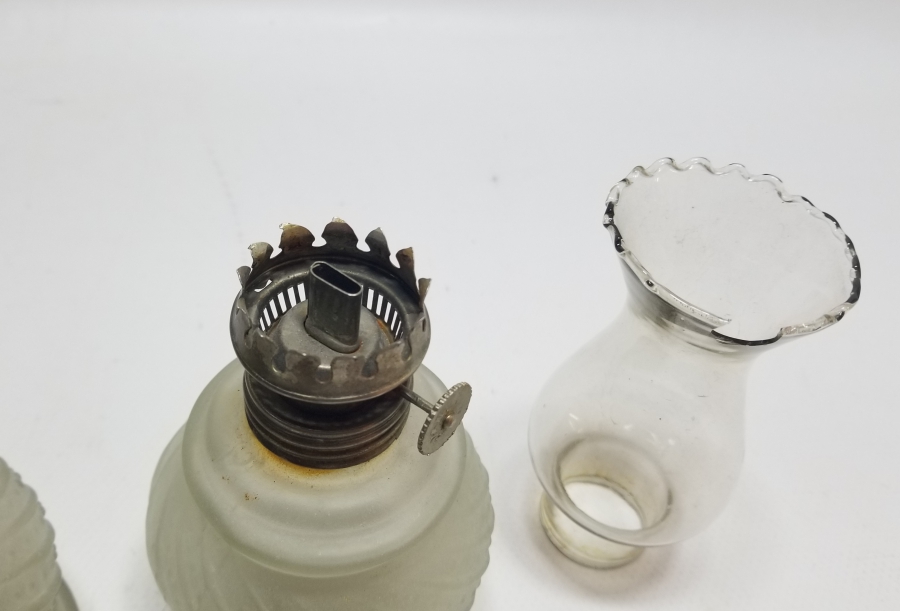 ANTİKA ÇİFT GAZ LAMBASI