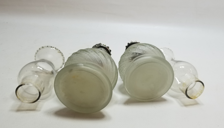 ANTİKA ÇİFT GAZ LAMBASI