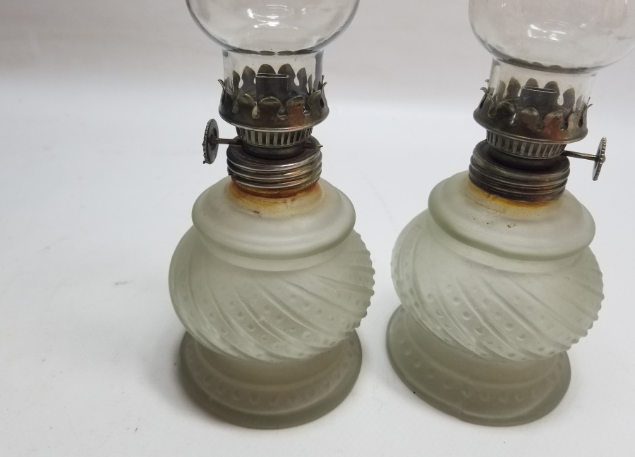 ANTİKA ÇİFT GAZ LAMBASI